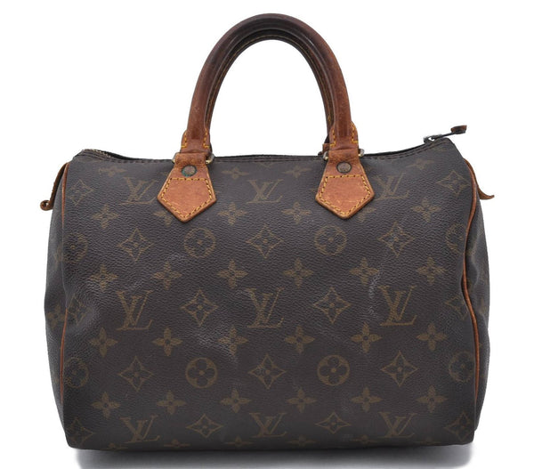 Authentic Louis Vuitton Monogram Speedy 25 Hand Bag Purse Old Model LV 0512D