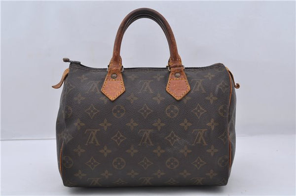 Authentic Louis Vuitton Monogram Speedy 25 Hand Bag Purse Old Model LV 0512D