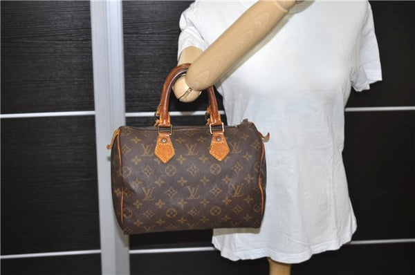 Authentic Louis Vuitton Monogram Speedy 25 Hand Bag Purse Old Model LV 0512D