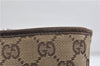 Authentic GUCCI Shoulder Tote Bag GG Canvas Leather 31243 Brown 0515D