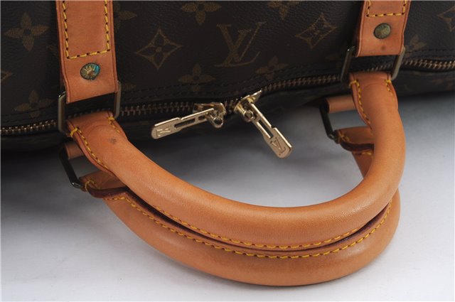 Authentic Louis Vuitton Monogram Keepall 60 Boston Bag M41422 LV 0519D