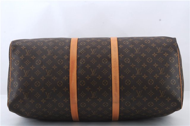 Authentic Louis Vuitton Monogram Keepall 60 Boston Bag M41422 LV 0519D