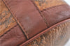 Authentic MCM Visetos Leather Vintage Shoulder Cross Body Bag Purse Brown 0520B