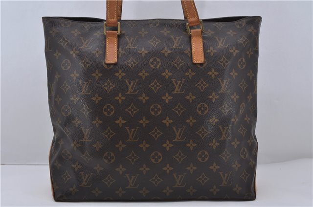 Authentic Louis Vuitton Monogram Cabas Mezzo Tote Bag M51151 LV Junk 0520D