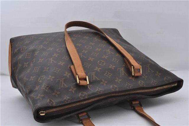 Authentic Louis Vuitton Monogram Cabas Mezzo Tote Bag M51151 LV Junk 0520D