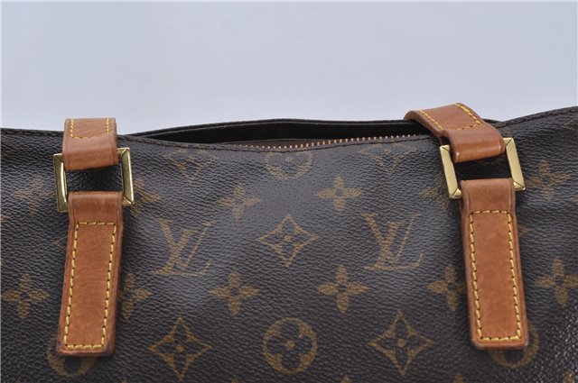 Authentic Louis Vuitton Monogram Cabas Mezzo Tote Bag M51151 LV Junk 0520D