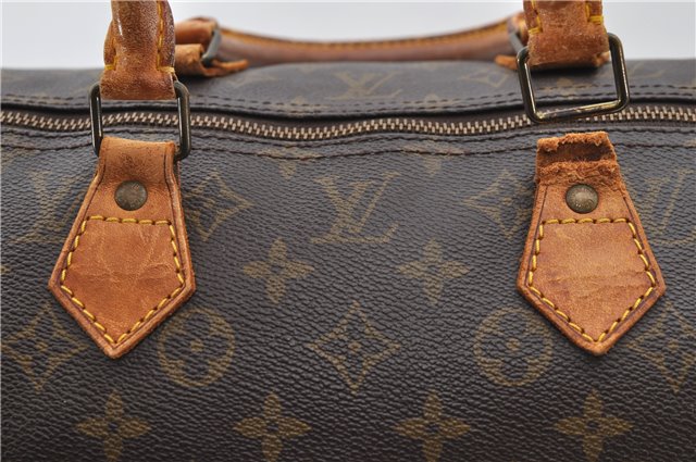 Authentic Louis Vuitton Monogram Speedy 40 Hand Bag M41522 LV Junk 0522D