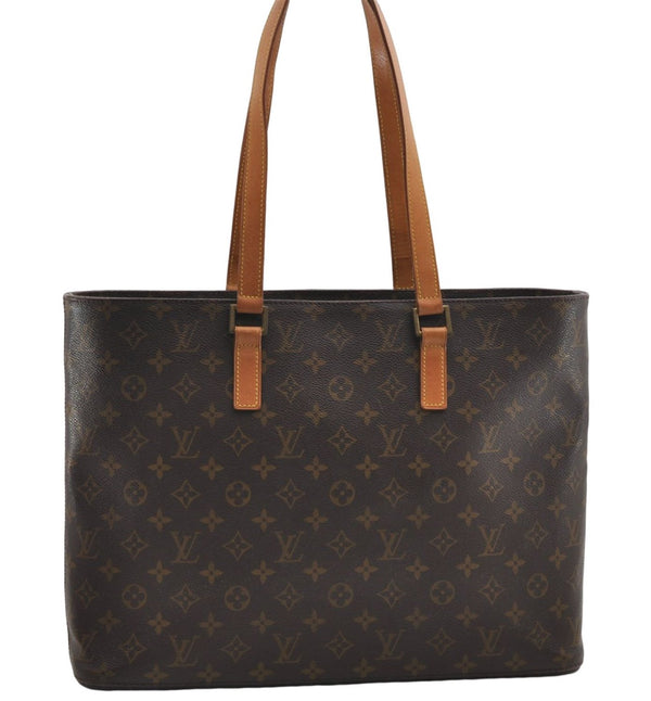 Authentic Louis Vuitton Monogram Luco Shoulder Tote Bag M51155 LV 0523E