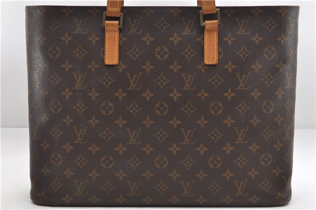Authentic Louis Vuitton Monogram Luco Shoulder Tote Bag M51155 LV 0523E