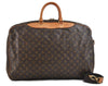 Authentic Louis Vuitton Monogram Alize 2 Poches 2 Way Travel Bag M41392 LV 0527D