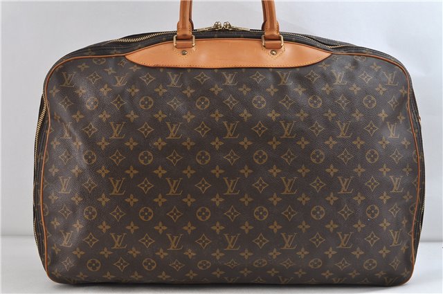 Authentic Louis Vuitton Monogram Alize 2 Poches 2 Way Travel Bag M41392 LV 0527D