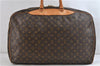 Authentic Louis Vuitton Monogram Alize 2 Poches 2 Way Travel Bag M41392 LV 0527D