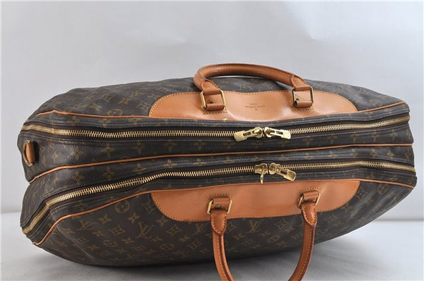 Authentic Louis Vuitton Monogram Alize 2 Poches 2 Way Travel Bag M41392 LV 0527D