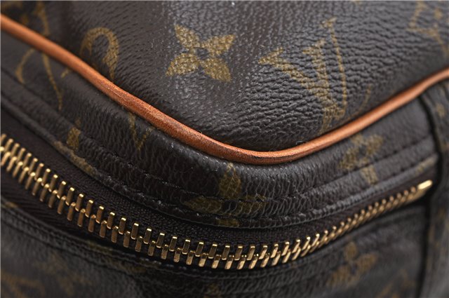 Authentic Louis Vuitton Monogram Alize 2 Poches 2 Way Travel Bag M41392 LV 0527D