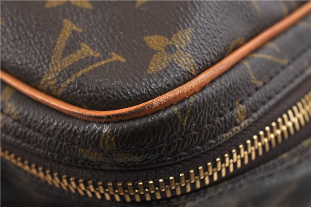 Authentic Louis Vuitton Monogram Alize 2 Poches 2 Way Travel Bag M41392 LV 0527D
