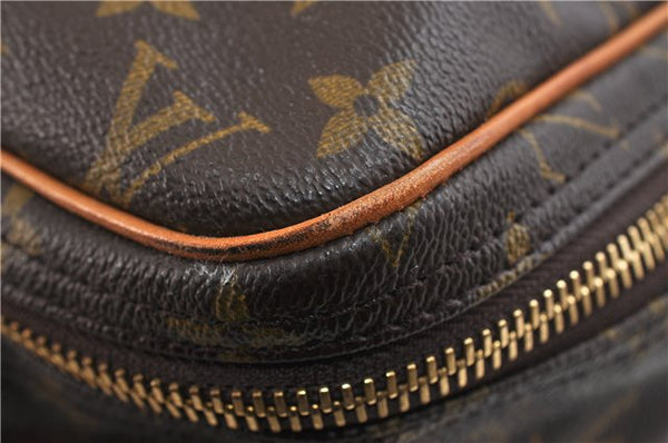 Authentic Louis Vuitton Monogram Alize 2 Poches 2 Way Travel Bag M41392 LV 0527D