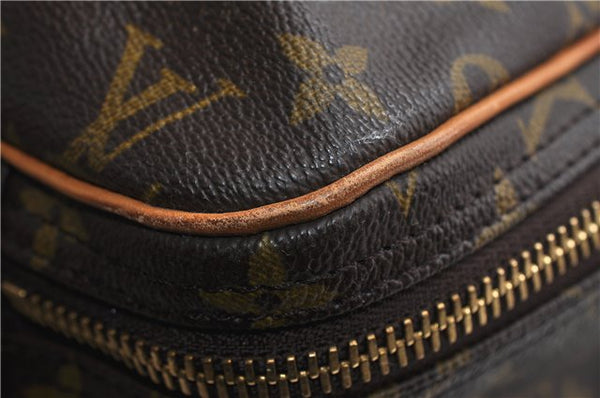 Authentic Louis Vuitton Monogram Alize 2 Poches 2 Way Travel Bag M41392 LV 0527D