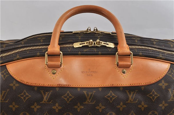 Authentic Louis Vuitton Monogram Alize 2 Poches 2 Way Travel Bag M41392 LV 0527D