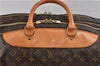 Authentic Louis Vuitton Monogram Alize 2 Poches 2 Way Travel Bag M41392 LV 0527D