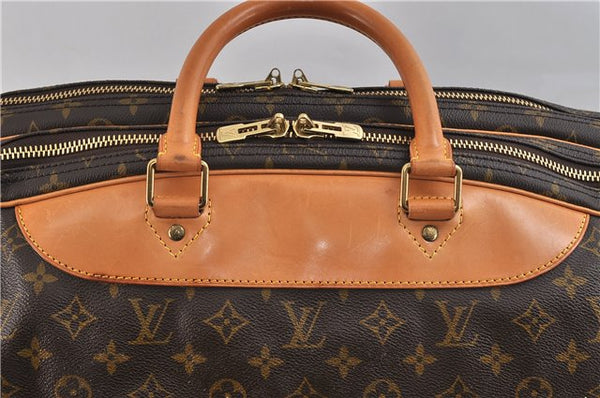 Authentic Louis Vuitton Monogram Alize 2 Poches 2 Way Travel Bag M41392 LV 0527D