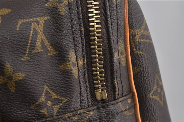 Authentic Louis Vuitton Monogram Alize 2 Poches 2 Way Travel Bag M41392 LV 0527D