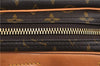 Authentic Louis Vuitton Monogram Alize 2 Poches 2 Way Travel Bag M41392 LV 0527D