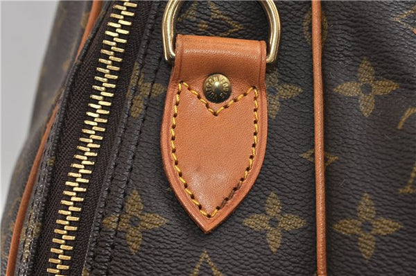 Authentic Louis Vuitton Monogram Alize 2 Poches 2 Way Travel Bag M41392 LV 0527D