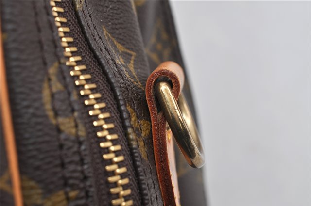 Authentic Louis Vuitton Monogram Alize 2 Poches 2 Way Travel Bag M41392 LV 0527D