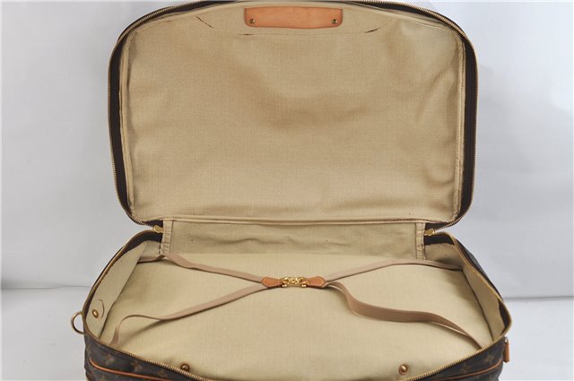 Authentic Louis Vuitton Monogram Alize 2 Poches 2 Way Travel Bag M41392 LV 0527D