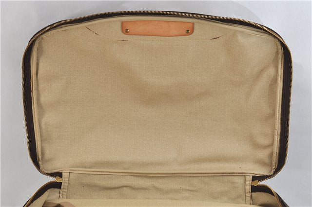Authentic Louis Vuitton Monogram Alize 2 Poches 2 Way Travel Bag M41392 LV 0527D
