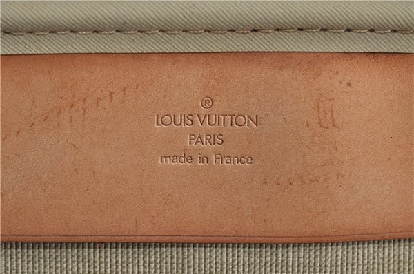 Authentic Louis Vuitton Monogram Alize 2 Poches 2 Way Travel Bag M41392 LV 0527D