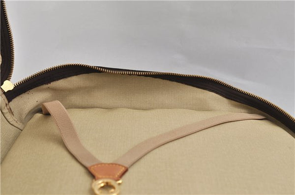 Authentic Louis Vuitton Monogram Alize 2 Poches 2 Way Travel Bag M41392 LV 0527D