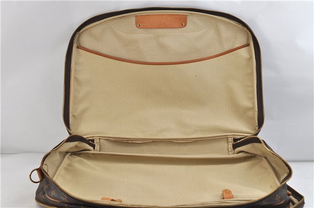 Authentic Louis Vuitton Monogram Alize 2 Poches 2 Way Travel Bag M41392 LV 0527D