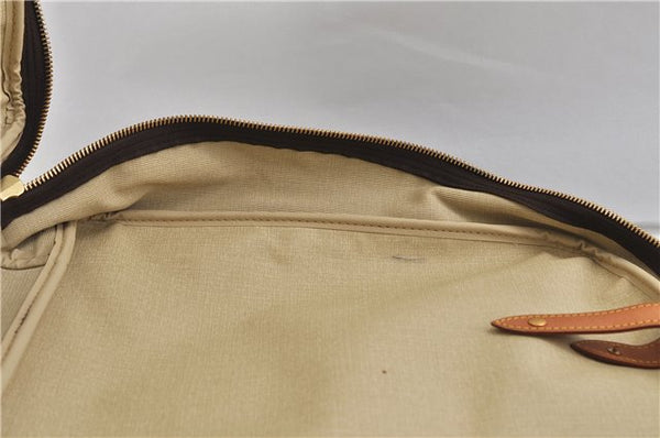 Authentic Louis Vuitton Monogram Alize 2 Poches 2 Way Travel Bag M41392 LV 0527D
