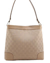 Authentic GUCCI Shoulder Hand Bag Purse GG Canvas Leather 33900 Beige 0532E