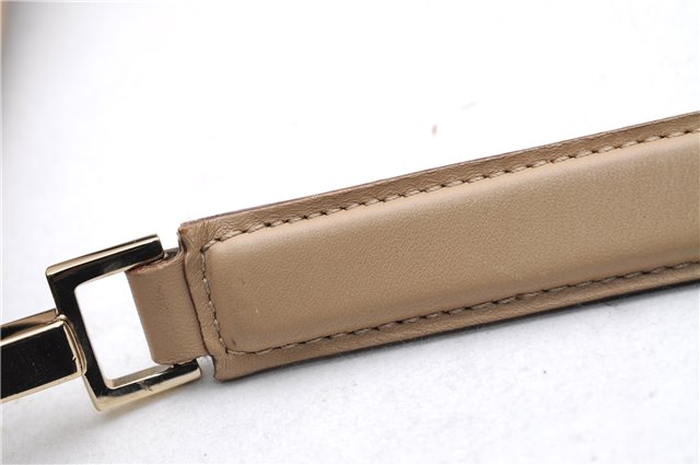 Authentic GUCCI Shoulder Hand Bag Purse GG Canvas Leather 33900 Beige 0532E