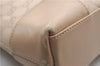 Authentic GUCCI Shoulder Hand Bag Purse GG Canvas Leather 33900 Beige 0532E