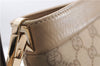 Authentic GUCCI Shoulder Hand Bag Purse GG Canvas Leather 33900 Beige 0532E