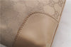 Authentic GUCCI Shoulder Hand Bag Purse GG Canvas Leather 33900 Beige 0532E