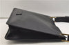 Authentic GUCCI Shoulder Cross Body Bag Purse Leather 91762 Black 0537E