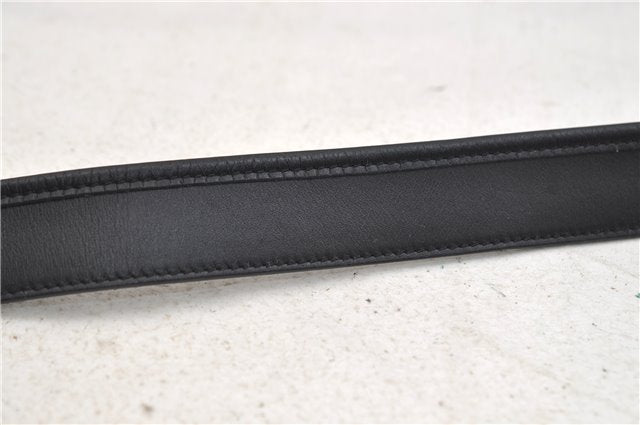 Authentic GUCCI Shoulder Cross Body Bag Purse Leather 91762 Black 0537E