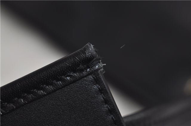 Authentic GUCCI Shoulder Cross Body Bag Purse Leather 91762 Black 0537E