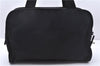 Authentic PRADA Nylon Tessuto Leather Shoulder Hand Bag Purse Black 0538E