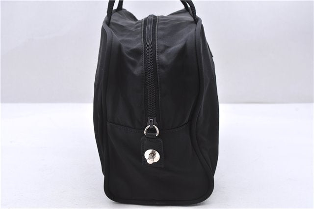 Authentic PRADA Nylon Tessuto Leather Shoulder Hand Bag Purse Black 0538E