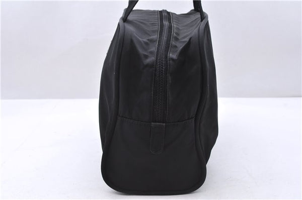 Authentic PRADA Nylon Tessuto Leather Shoulder Hand Bag Purse Black 0538E