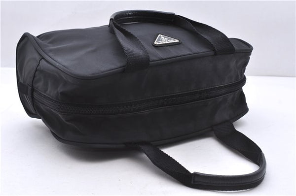 Authentic PRADA Nylon Tessuto Leather Shoulder Hand Bag Purse Black 0538E