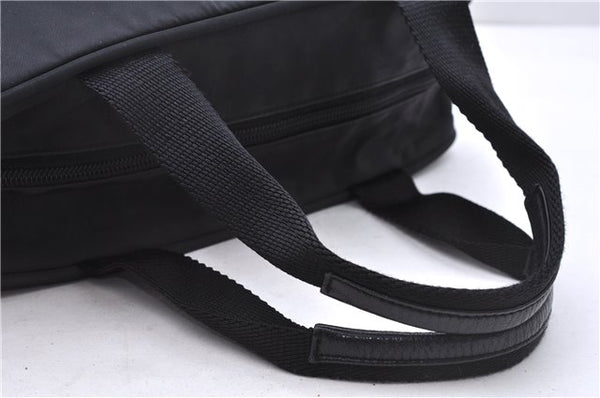 Authentic PRADA Nylon Tessuto Leather Shoulder Hand Bag Purse Black 0538E