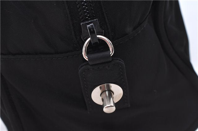 Authentic PRADA Nylon Tessuto Leather Shoulder Hand Bag Purse Black 0538E