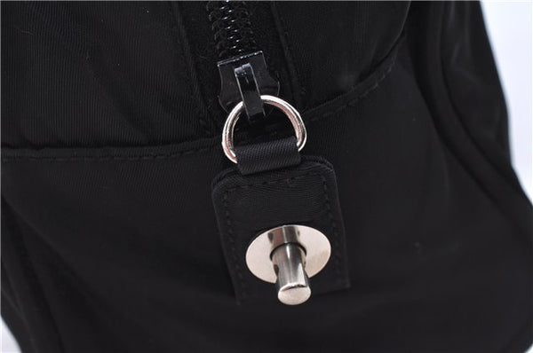 Authentic PRADA Nylon Tessuto Leather Shoulder Hand Bag Purse Black 0538E