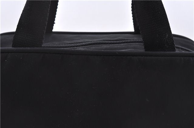 Authentic PRADA Nylon Tessuto Leather Shoulder Hand Bag Purse Black 0538E